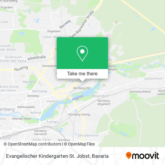 Evangelischer Kindergarten St. Jobst map