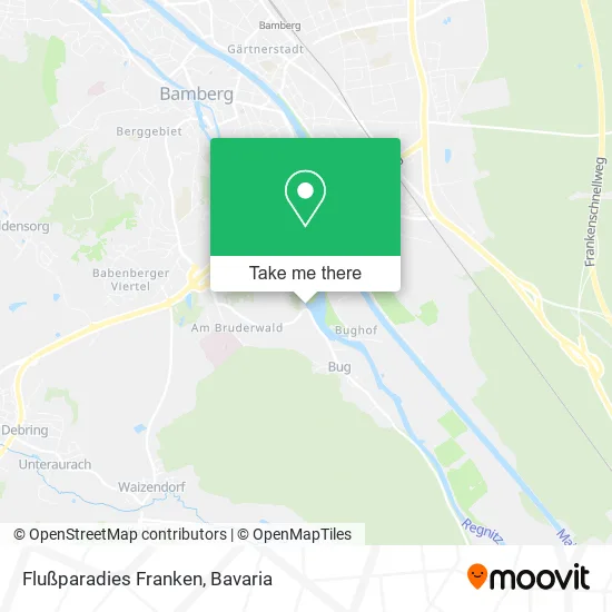 Карта Flußparadies Franken