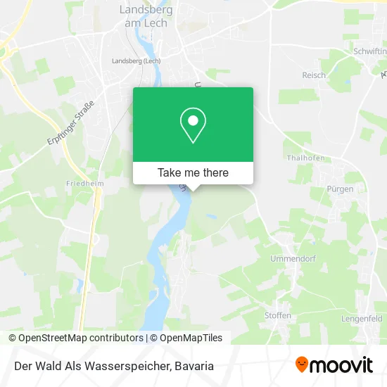 Карта Der Wald Als Wasserspeicher