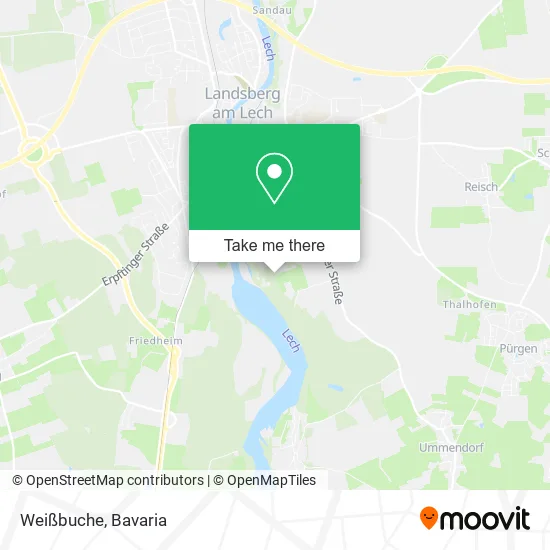 Карта Weißbuche