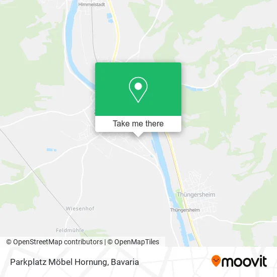 Карта Parkplatz Möbel Hornung