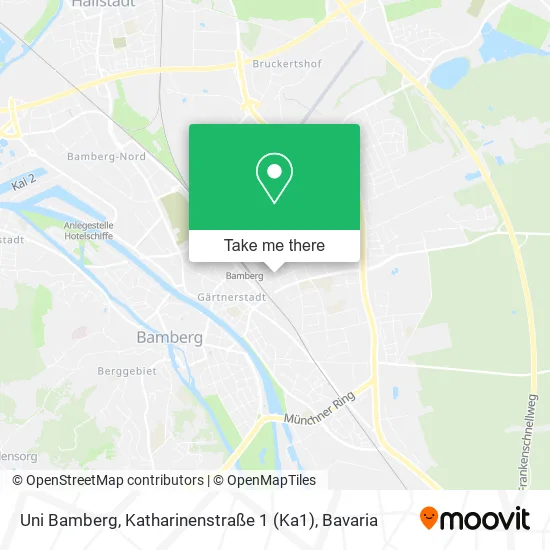 Карта Uni Bamberg, Katharinenstraße 1 (Ka1)
