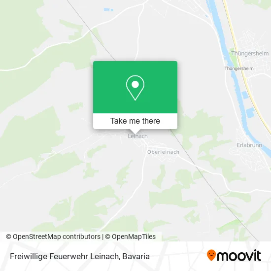 Карта Freiwillige Feuerwehr Leinach