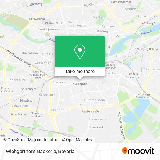 Карта Wiehgärtner's Bäckeria