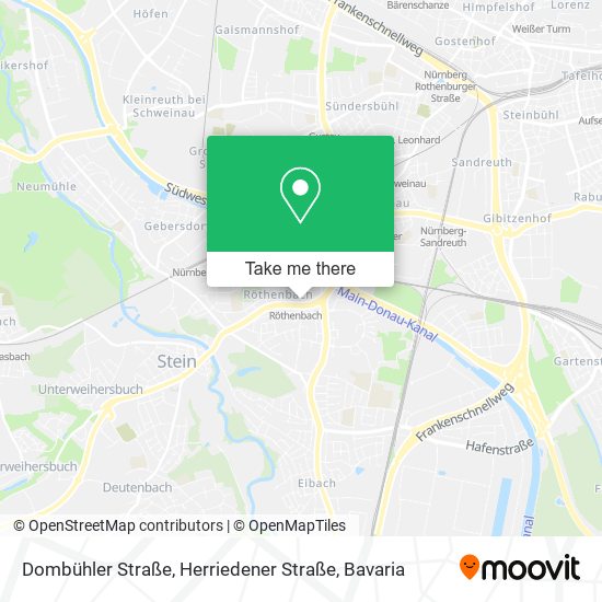 Dombühler Straße, Herriedener Straße map