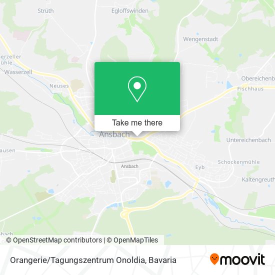Orangerie / Tagungszentrum Onoldia map