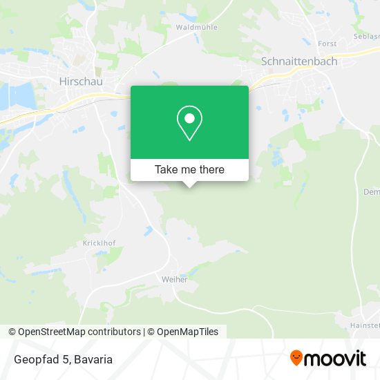 Карта Geopfad 5