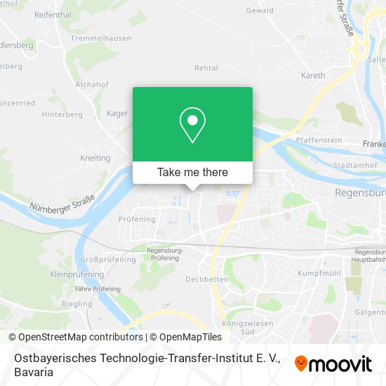 Ostbayerisches Technologie-Transfer-Institut E. V. map
