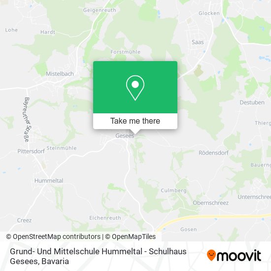 Grund- Und Mittelschule Hummeltal - Schulhaus Gesees map