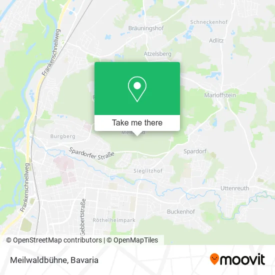 Карта Meilwaldbühne
