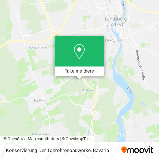 Карта Konservierung Der Tonröhrenbauwerke
