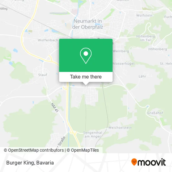 Карта Burger King