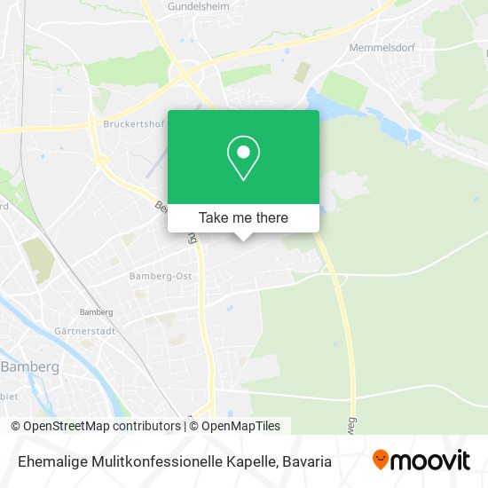 Ehemalige Mulitkonfessionelle Kapelle map