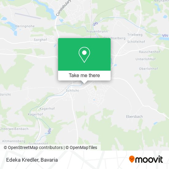 Edeka Kredler map