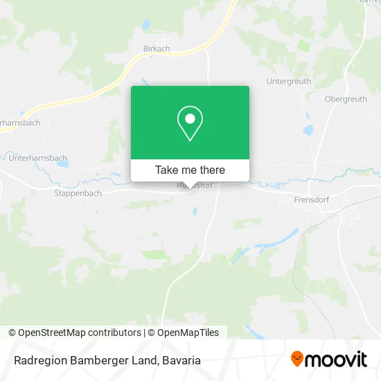 Карта Radregion Bamberger Land