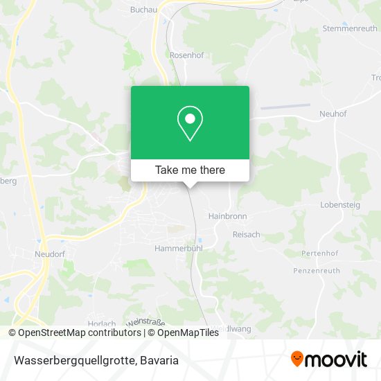 Wasserbergquellgrotte map