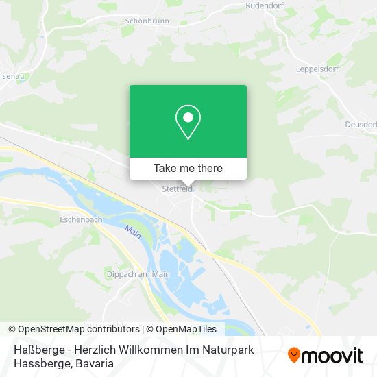 Haßberge - Herzlich Willkommen Im Naturpark Hassberge map