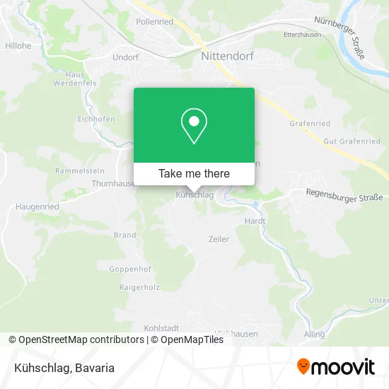 Карта Kühschlag