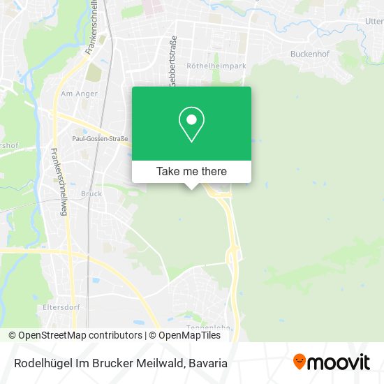 Rodelhügel Im Brucker Meilwald map