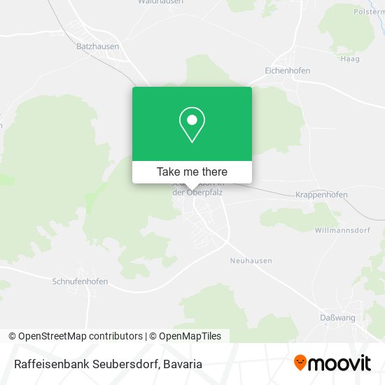 Raffeisenbank Seubersdorf map