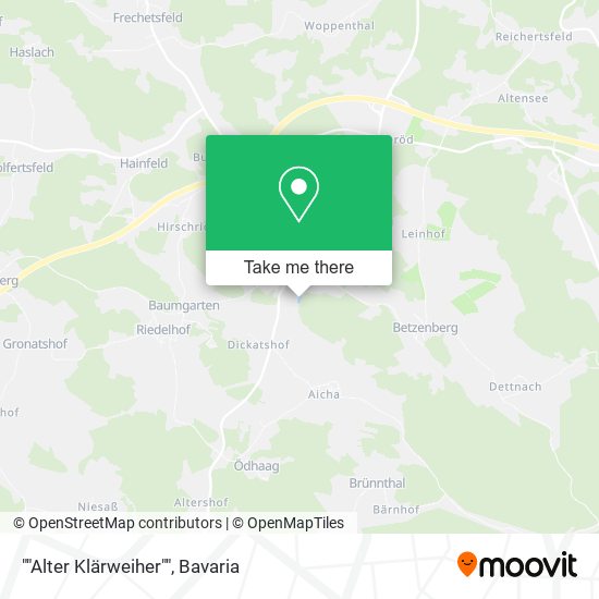 ""Alter Klärweiher"" map