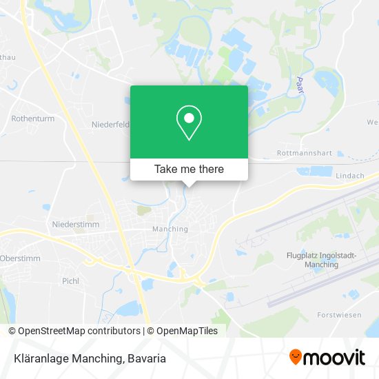 Kläranlage Manching map