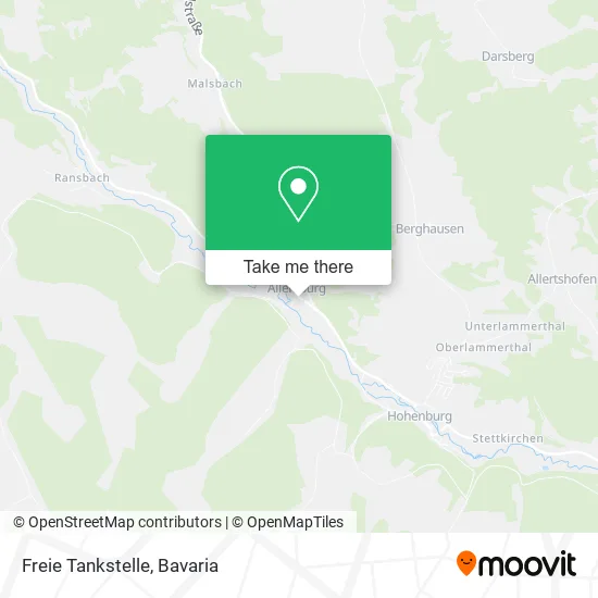 Карта Freie Tankstelle