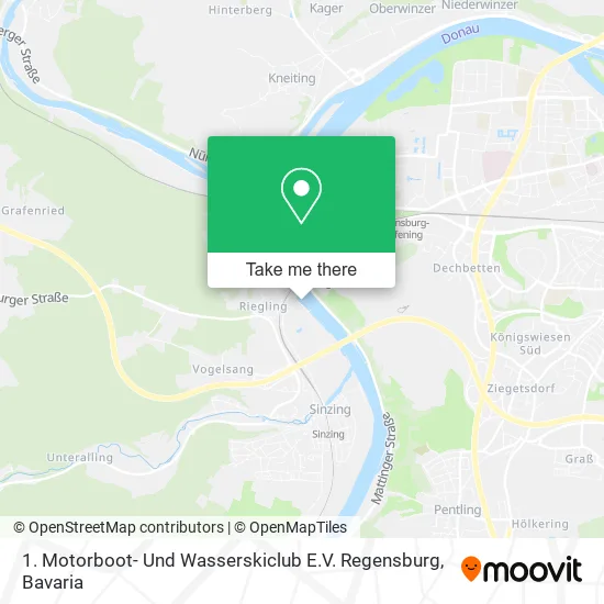 Карта 1. Motorboot- Und Wasserskiclub E.V. Regensburg