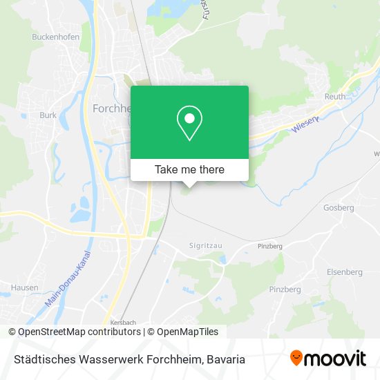 Städtisches Wasserwerk Forchheim map
