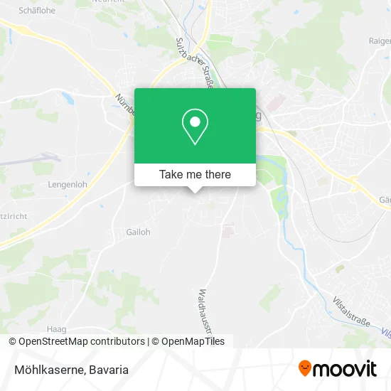 Карта Möhlkaserne