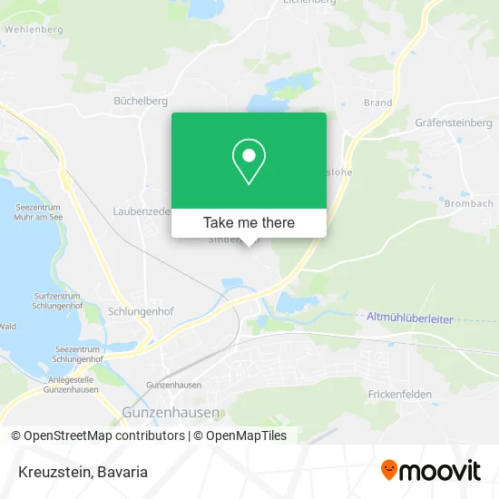 Kreuzstein map