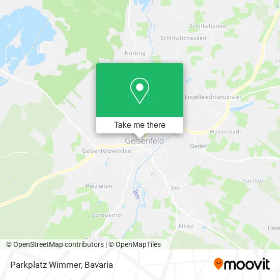 Карта Parkplatz Wimmer