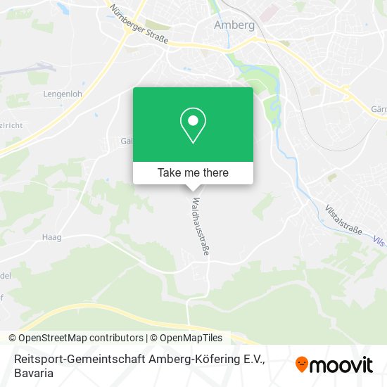 Карта Reitsport-Gemeintschaft Amberg-Köfering E.V.