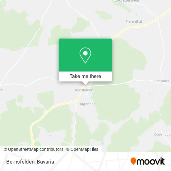 Карта Bernsfelden