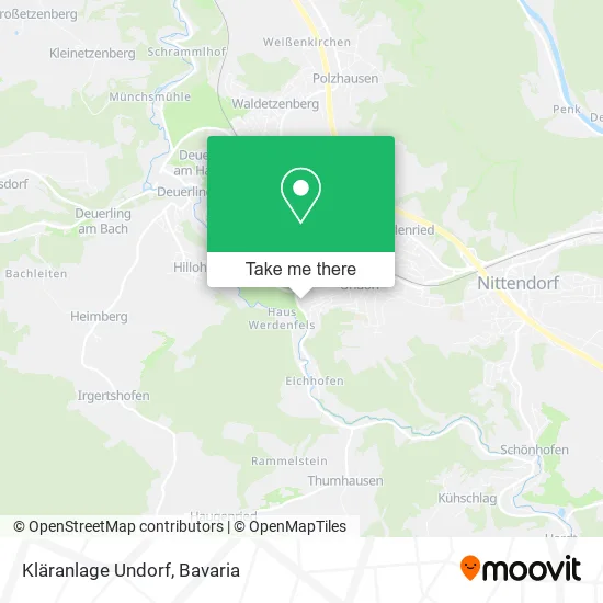 Kläranlage Undorf map