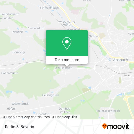Radio 8 map