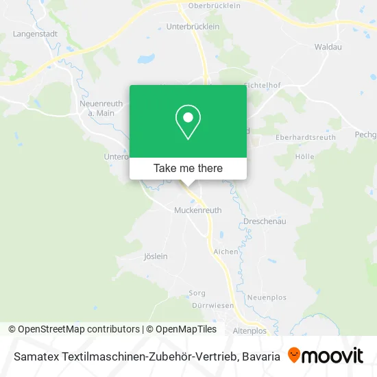 Карта Samatex Textilmaschinen-Zubehör-Vertrieb