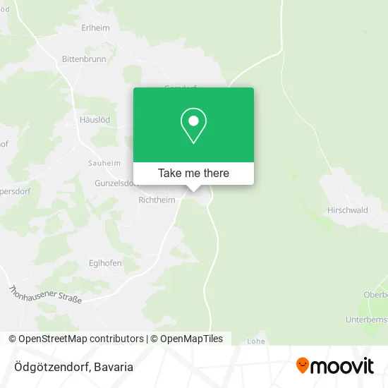 Карта Ödgötzendorf