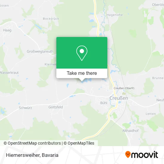 Карта Hiemersweiher