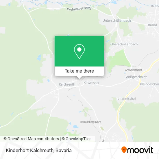 Карта Kinderhort Kalchreuth