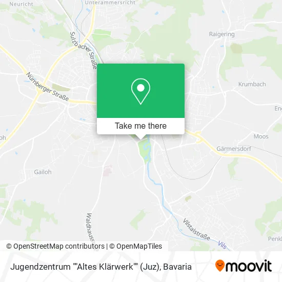 Карта Jugendzentrum ""Altes Klärwerk"" (Juz)