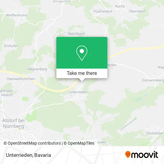 Карта Unterrieden