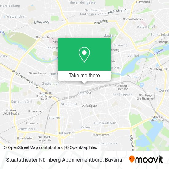 Staatstheater Nürnberg Abonnementbüro map