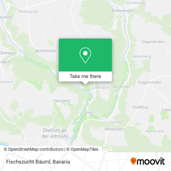 Карта Fischszucht Bäuml