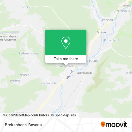 Карта Breitenbach