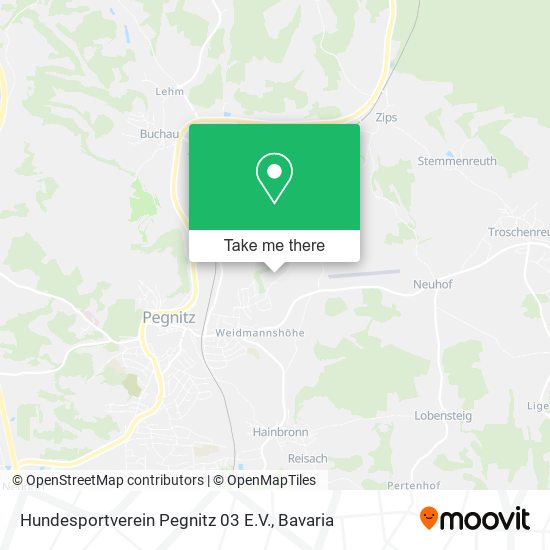 Hundesportverein Pegnitz 03 E.V. map
