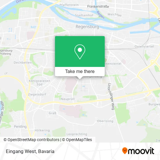 Карта Eingang West