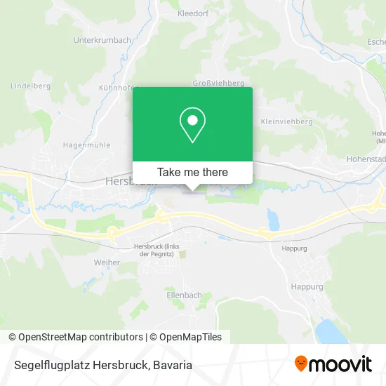 Карта Segelflugplatz Hersbruck