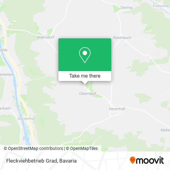 Карта Fleckviehbetrieb Grad