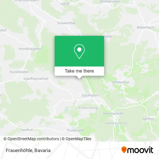 Карта Frauenhöhle